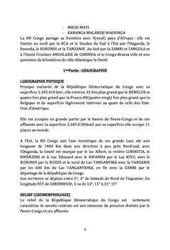 Ayons la maîtrise de la R.D. Congo