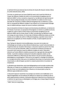 L'impact des modèles de confort sur la consommation énergétique