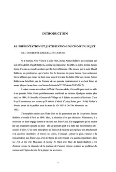 La Question Identitaire Dans L'oeuvre De James Baldwin