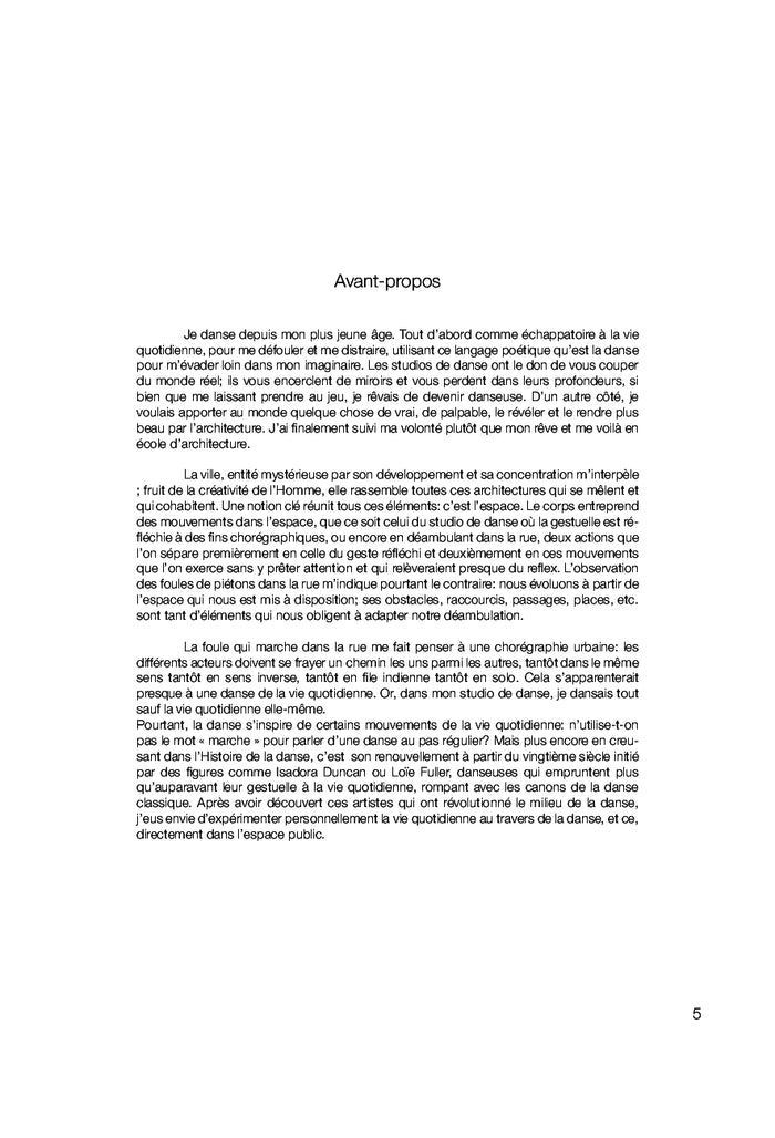 Performer la ville - quand la danse réinvente l'espace public