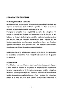 MISE EN PLACE DE LA COMPTABILITE DANS UNE ENTREPRISE :