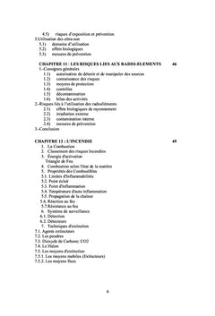 Progrès récents en matière d'hygiène et de sécurité
