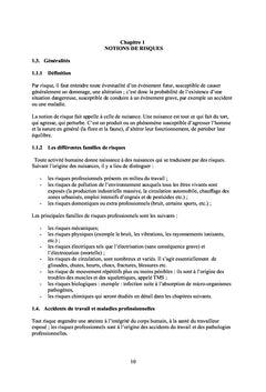 Progrès récents en matière d'hygiène et de sécurité
