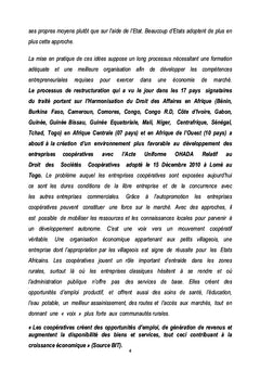 La Bonne Gouvernance Coopérative Africaine Pour Le Développement Local