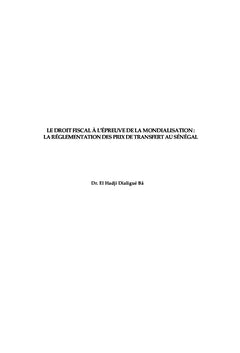 Le droit fiscal à l'épreuve de la mondialisation
