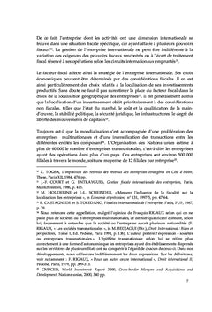 Le droit fiscal à l'épreuve de la mondialisation
