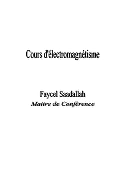 Cours d'électromagnétisme