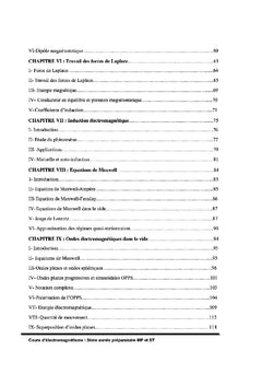 Cours d'électromagnétisme