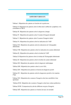 Apport de l'imagerie dans la prise en charge des abdomens aiguës