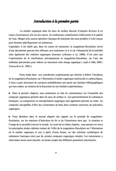 Coagulation des acides organiques par le sulfate d'aluminium