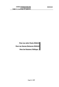 Cours d'introduction sur L'AUTOMATISATION