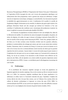 Contribution économique de la filière rotin dans la commune de Dzeng