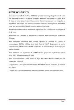 Agence de communication et institutions partenaires