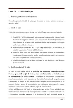 Agence de communication et institutions partenaires