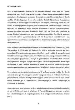 Nouvelles Investigations Biologiques de Dérivés Benzylquinazolinones