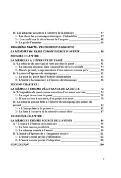 L'usage de la mémoire pour fonder une utopie