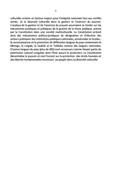 La Diversité culturelle en République Démocratique du Congo