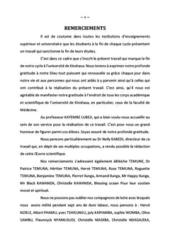 Profil épidemioclinique des kératites au C.H.M.A