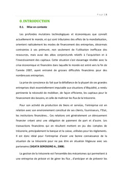 LA TRÉSORERIE: Indicateurs de l'équilibre financier d'une entreprise