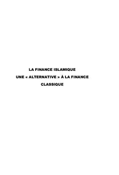 Finance islamique
