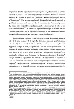 L'effet "Janus" du principe de l'épuisement des recours internes