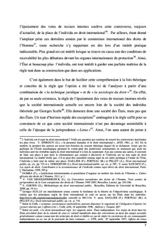 L'effet "Janus" du principe de l'épuisement des recours internes