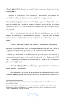 L'assurance des dépôts bancaires et la stabilité financière