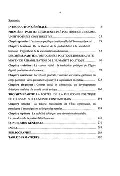 Nature humaine et politique dans la pensée politique de J.-J. Rousseau