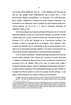 Nature humaine et politique dans la pensée politique de J.-J. Rousseau