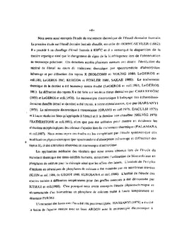 Etude des caractéristiques biophysiques des tissus calcifiés incinérés