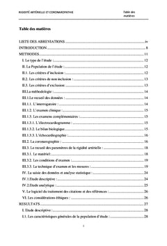 Rigidité artérielle et coronaropathie
