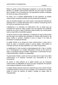 Rigidité artérielle et coronaropathie
