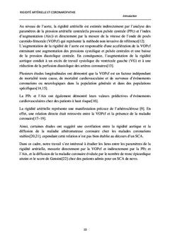 Rigidité artérielle et coronaropathie