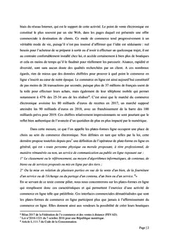 Le droit des plates-formes de commerce en ligne