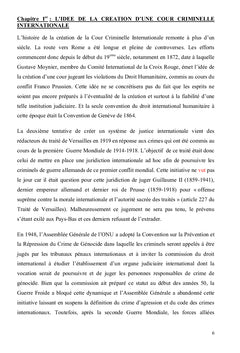 Cour pénale internationale : Une juridiction sans territoire propre