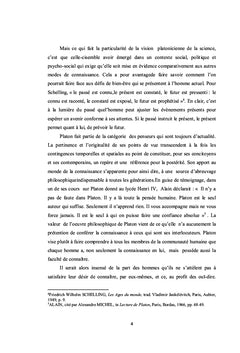 Science et Vertu chez Platon:
