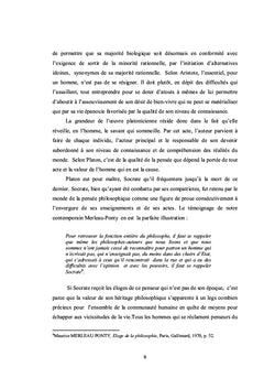 Science et Vertu chez Platon:
