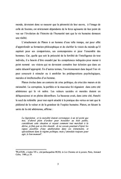 Science et Vertu chez Platon: