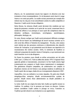 L'audit & contrôle de gestion