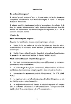 Discipline budgétaire et financière des gestionnaires publics