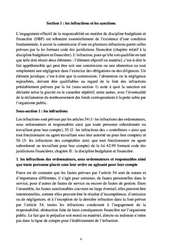 Discipline budgétaire et financière des gestionnaires publics