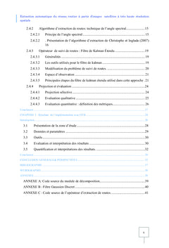 Extraction automatique du réseau routier à partir d'images à THRS