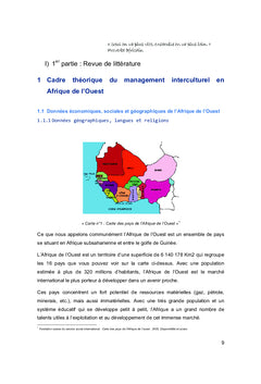 Management interculturel en Afrique de l'Ouest : Forces et évolutions