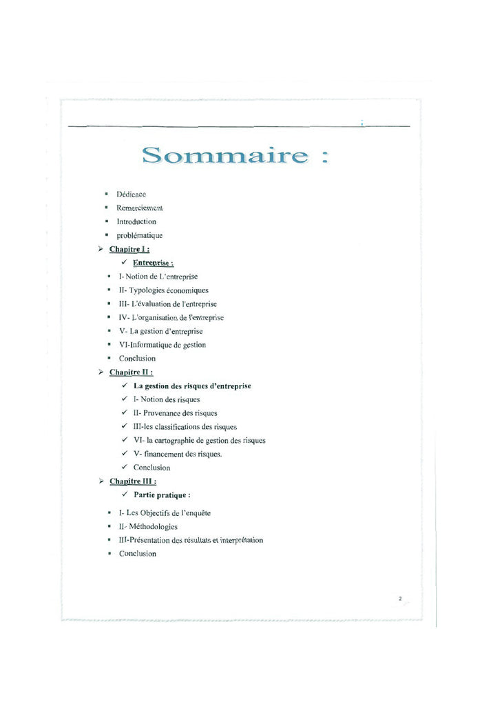 La gestion des entreprises