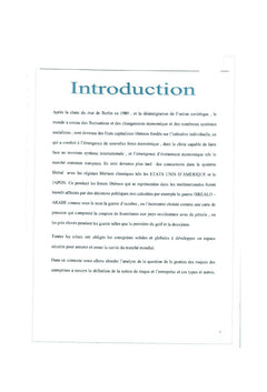 La gestion des entreprises