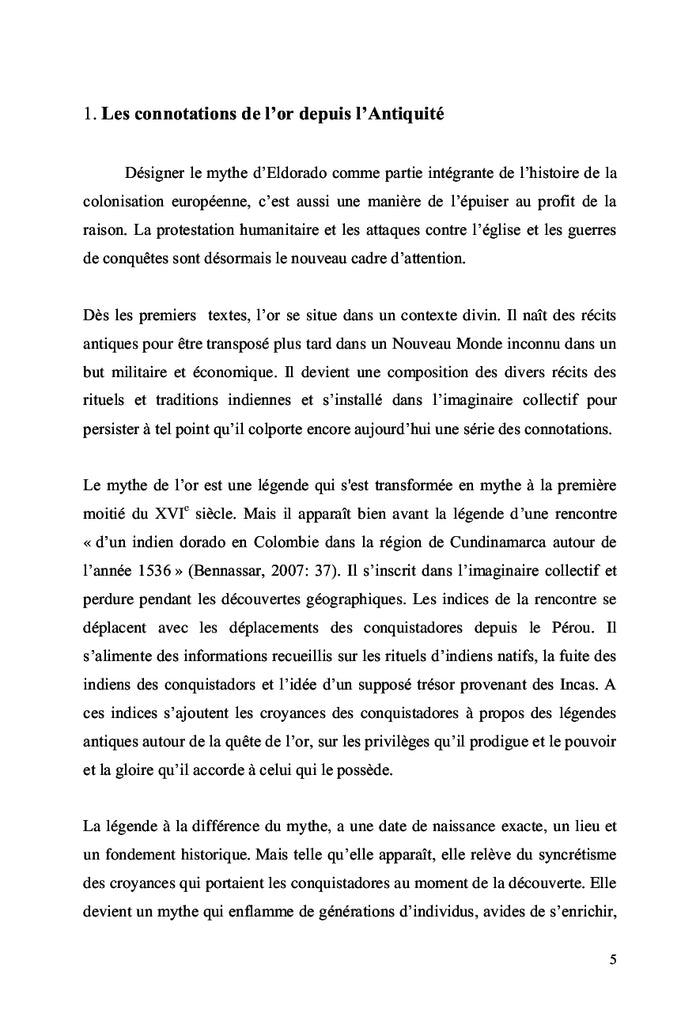 Le mythe d'Eldorado et ses transpositions symboliques européennes