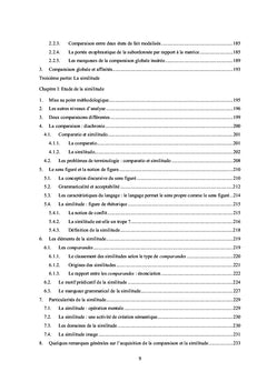 La comparaison, la similitude et la métaphore
