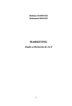 Marketing : Études et recherche de A à Z