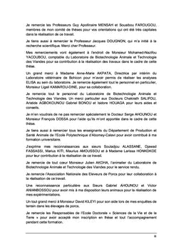 Amélioration des pratiques d'alimentation des porcs élevés au Bénin