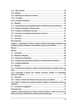 Amélioration des pratiques d'alimentation des porcs élevés au Bénin